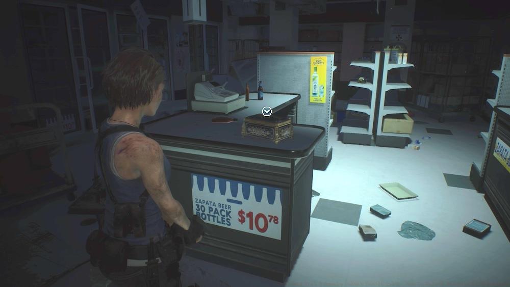 You'll need the Bolt Cutters to open the door to the Grocery Store. The Fancy Box with the jewel is right inside the door, on the checkout counter.